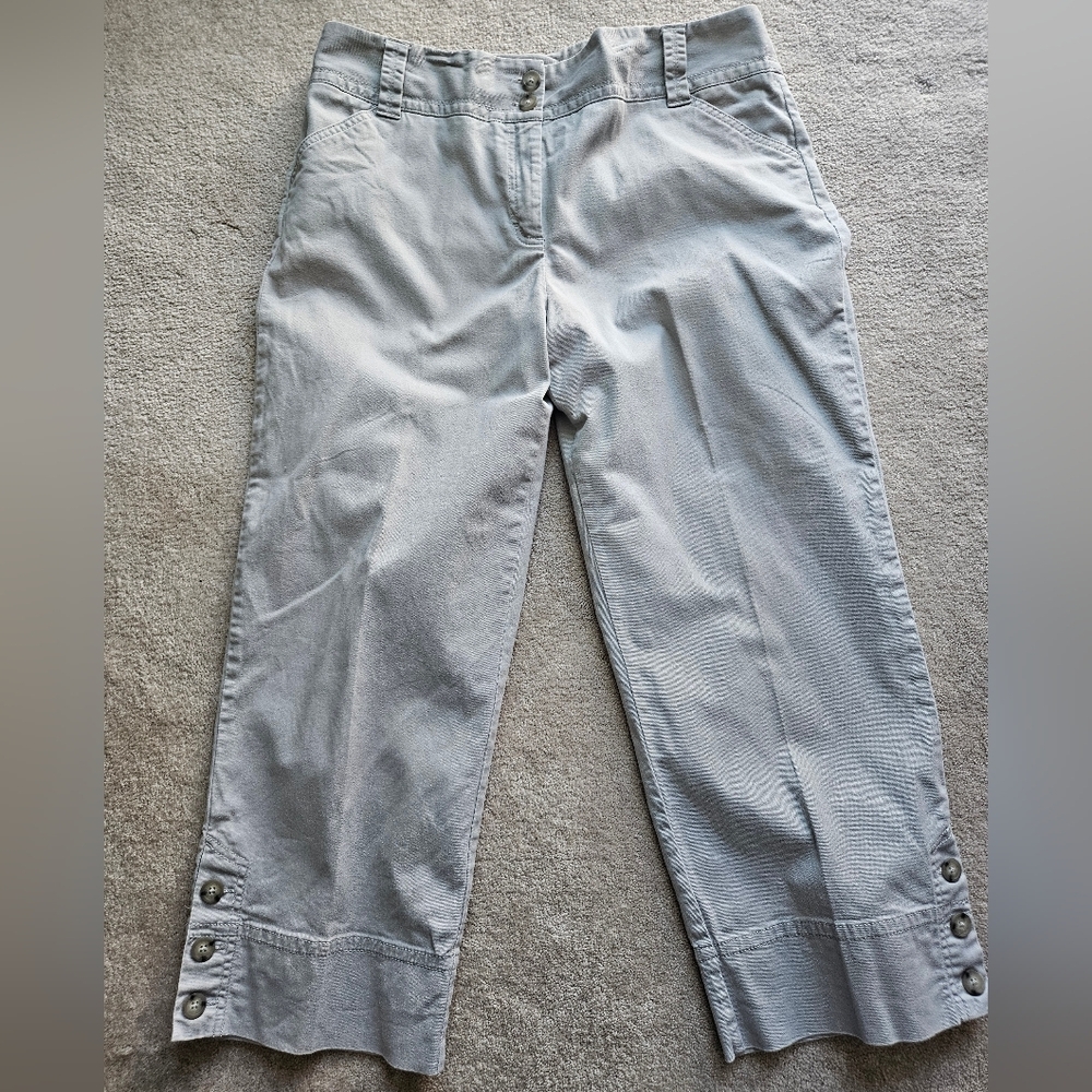 Charter Club Classic Fit Capris Tan Size 12